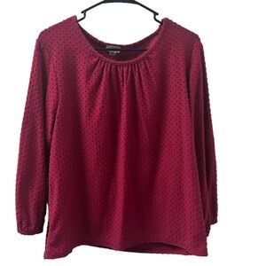 J.Crew Tops | J.Crew Long Sleeve Fuschia Pink Top